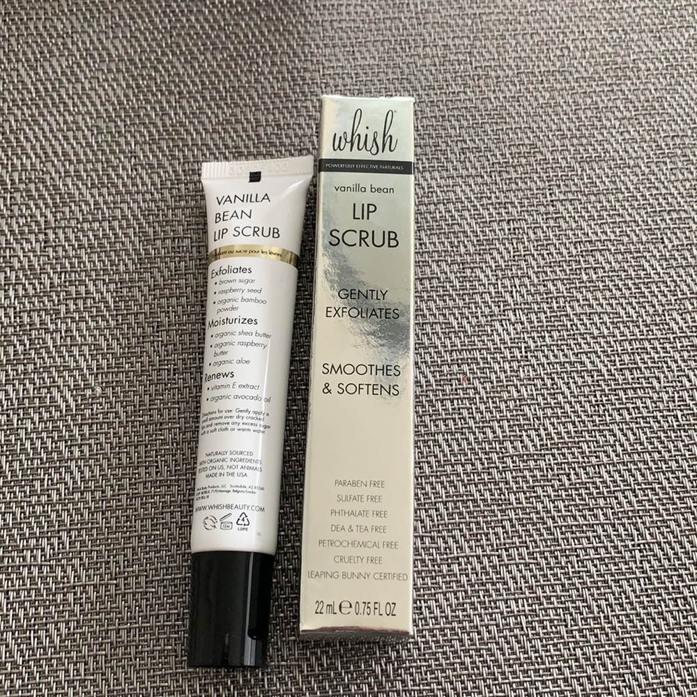 Whish Vanilla Bean lip scrub